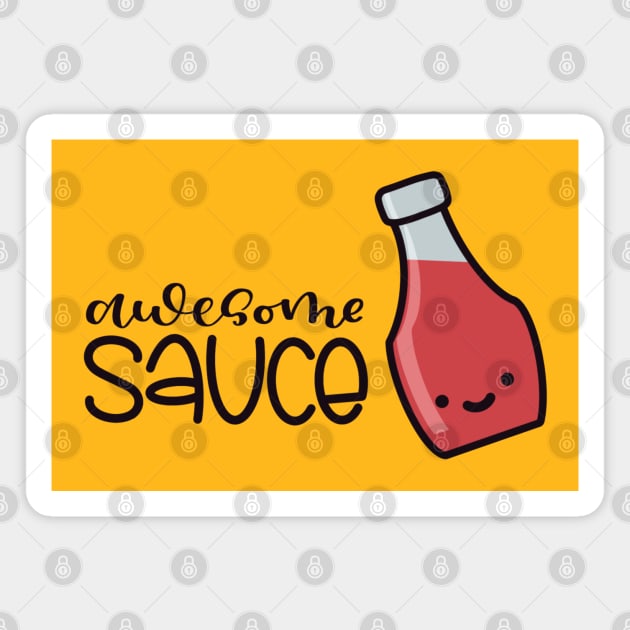 Awesome Sauce Magnet by LetteringByKaren